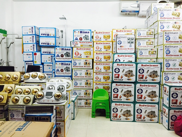 Tổng đại lý phân phối đèn sưởi nhà tắm hans chính hãng tại Hà Nội