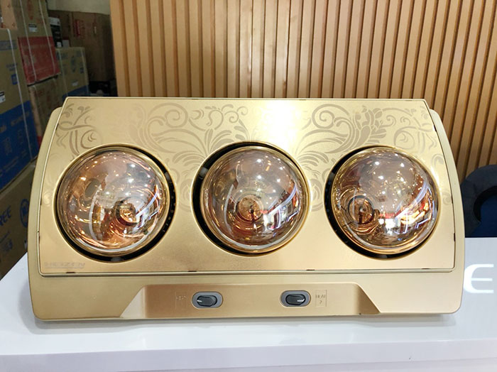 Đèn sưởi nhà tắm 3 bóng Heizen giá rẻ HE-3B