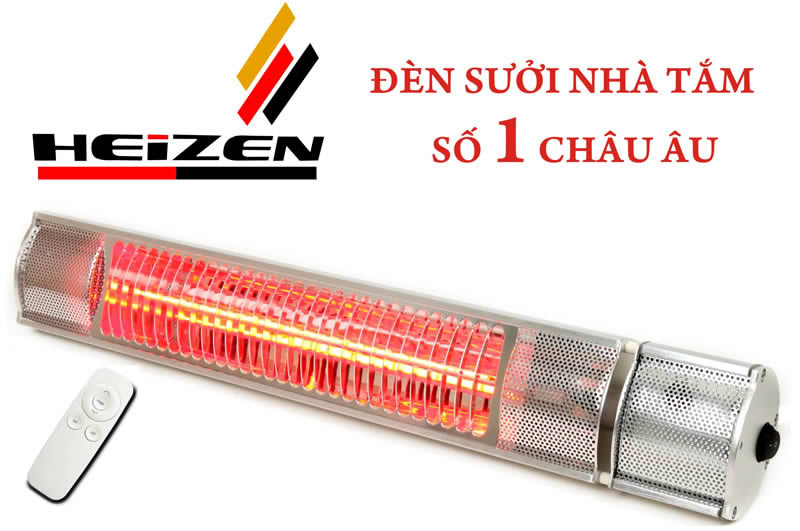 Đèn sưởi nhà tắm Heizen không chói mắt có điều khiển HE-ITR