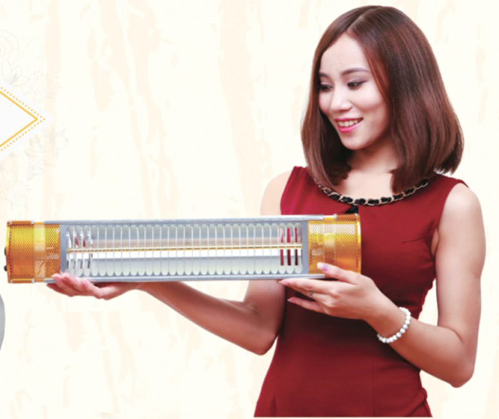 Đèn sưởi nhà tắm không chói mắt chịu nước toàn phần Heizen