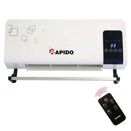 Máy sưởi gốm Rapido có điều khiển RCH2000-D