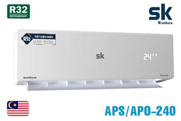 Điều hòa Sumikura 24000Btu 1 chiều APS/APO-240 Morandi