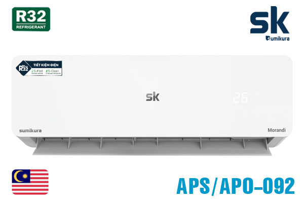 Điều hòa Sumikura APS/APO-092 1 chiều 9000Btu Morandi