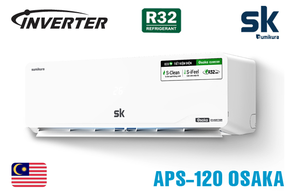 APS/APO-120 OSAKA, Điều hòa Sumikura 12000BTU 1 chiều inverter
