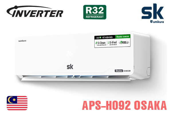 Điều hòa Sumikura inverter 9000BTU 2 chiều APS/APO-H092 OSAKA