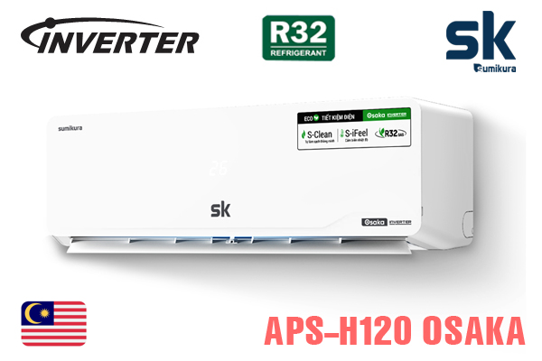 Điều hòa Sumikura inverter 12000BTU 2 chiều APS/APO-H120 OSAKA