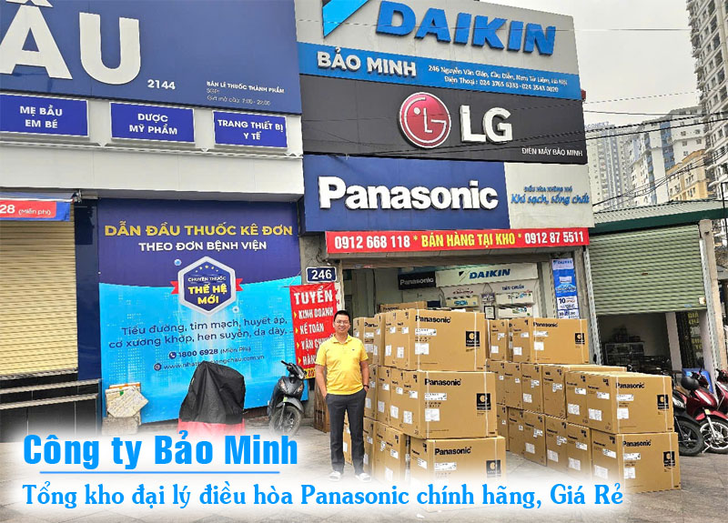 Công ty Bảo Minh - Tổng kho đại lý điều hòa Panasonic chính hãng giá rẻ