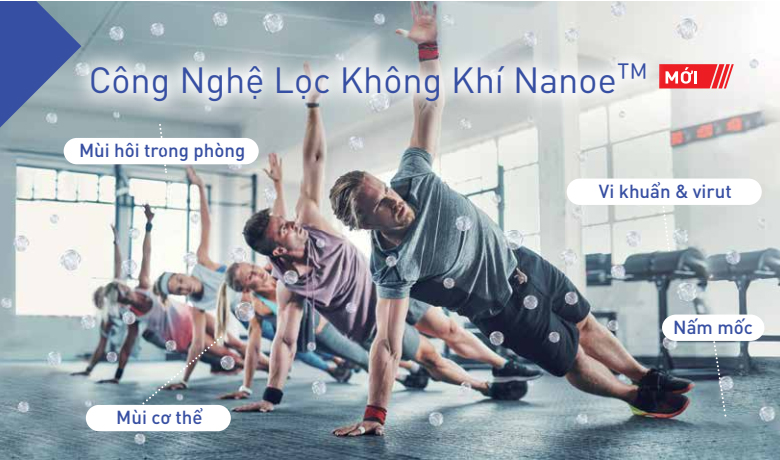 điều hòa âm trần Panasonic công nghệ lọc khí NanoeX