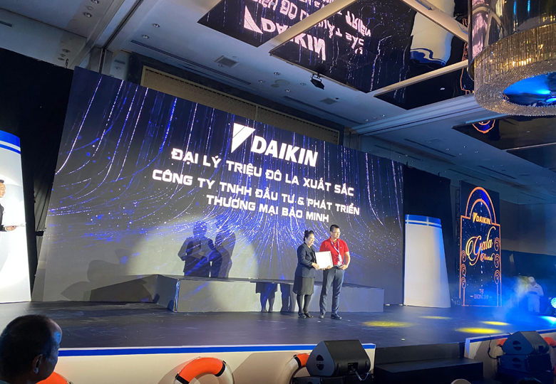 Daikin vinh danh Công ty Bảo Minh - Đại lý triệu đô la Xuất sắc