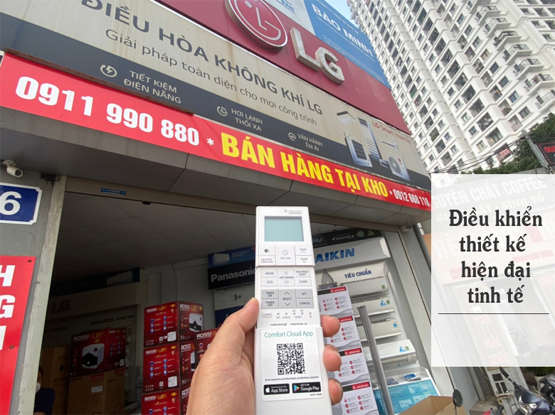 Điều khiển điều hòa Panasonic 2 chiều xz series