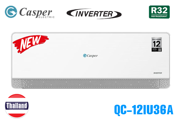 QC-12IU36A, Điều hòa Casper 12000 BTU 1 chiều inverter R32