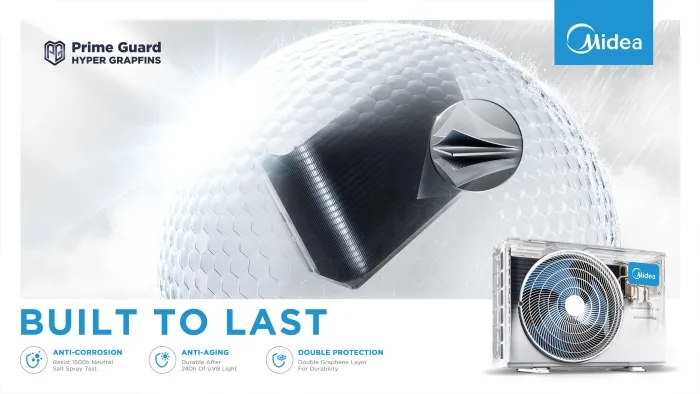 điều hòa Midea có lớp bảo vệ chất lượng