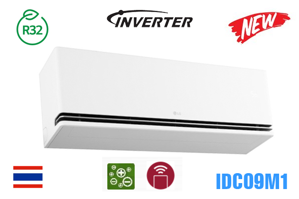 LG IDC09M1, Điều hòa 1 chiều inverter LG 9000BTU ionizer