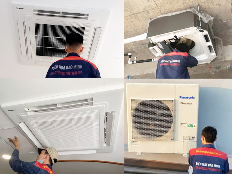 Lắp đặt điều hòa âm trần Panasonic -1