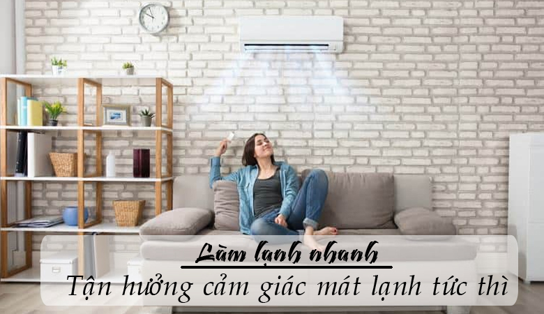 Điều hòa LG làm lạnh nhanh